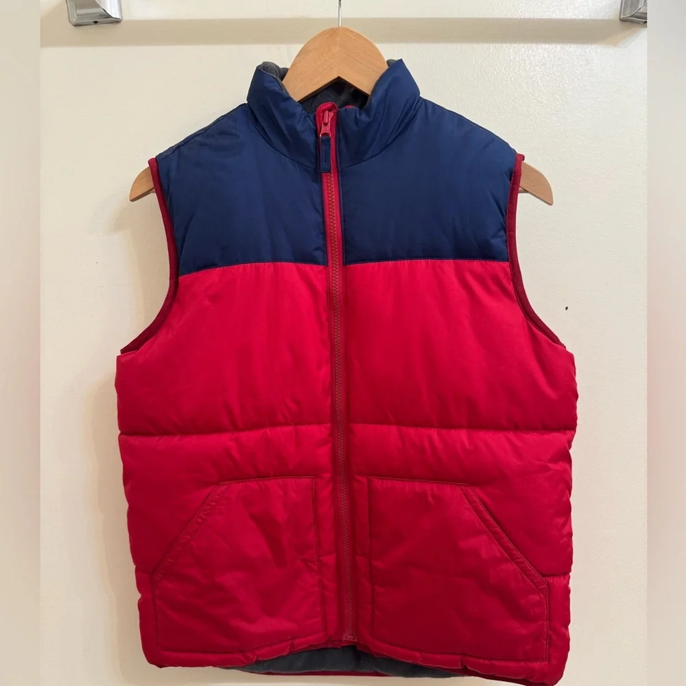 Old Navy Red Puffer Vest